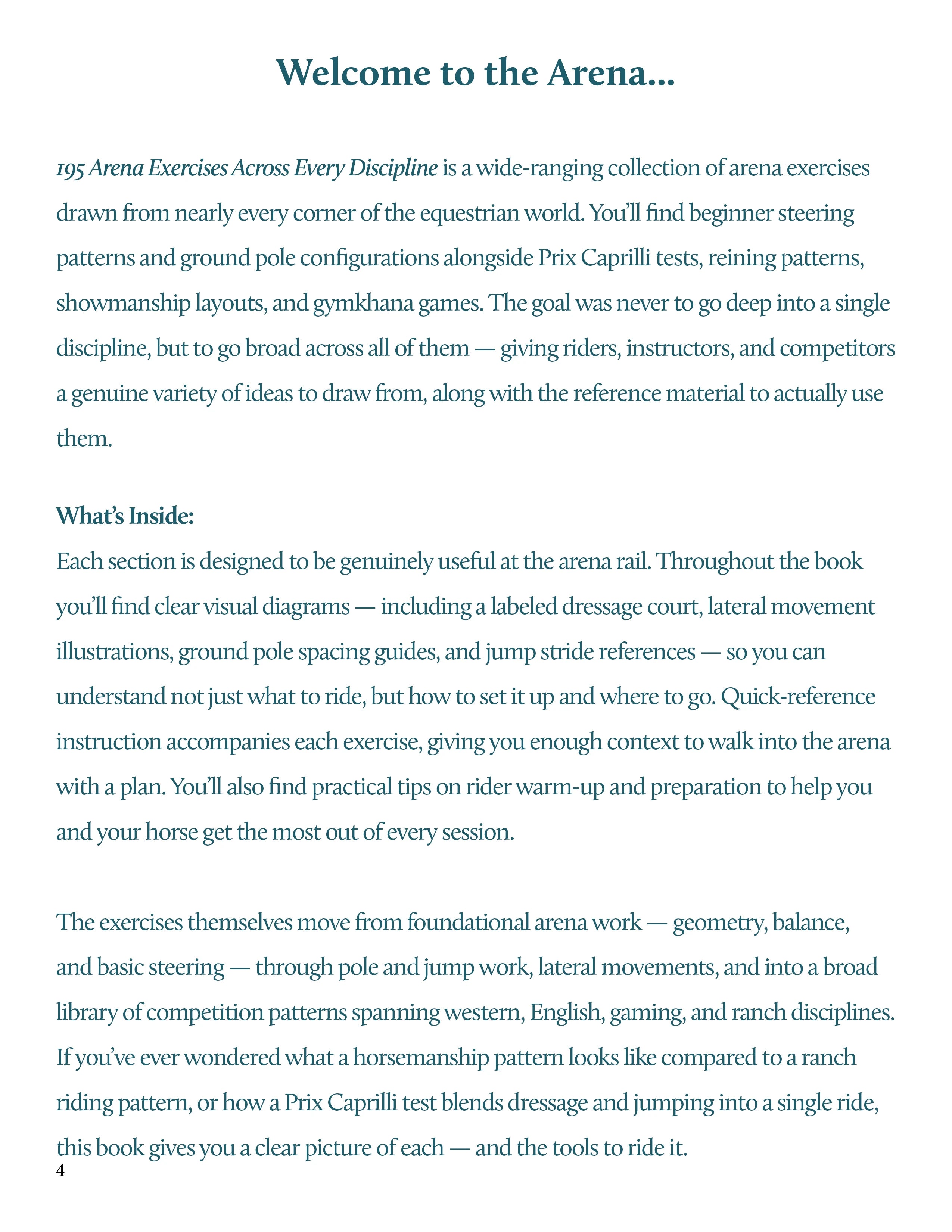 195 Arena Exercises Across Every Discipline  - PREORDER (Ships in ~2 weeks)