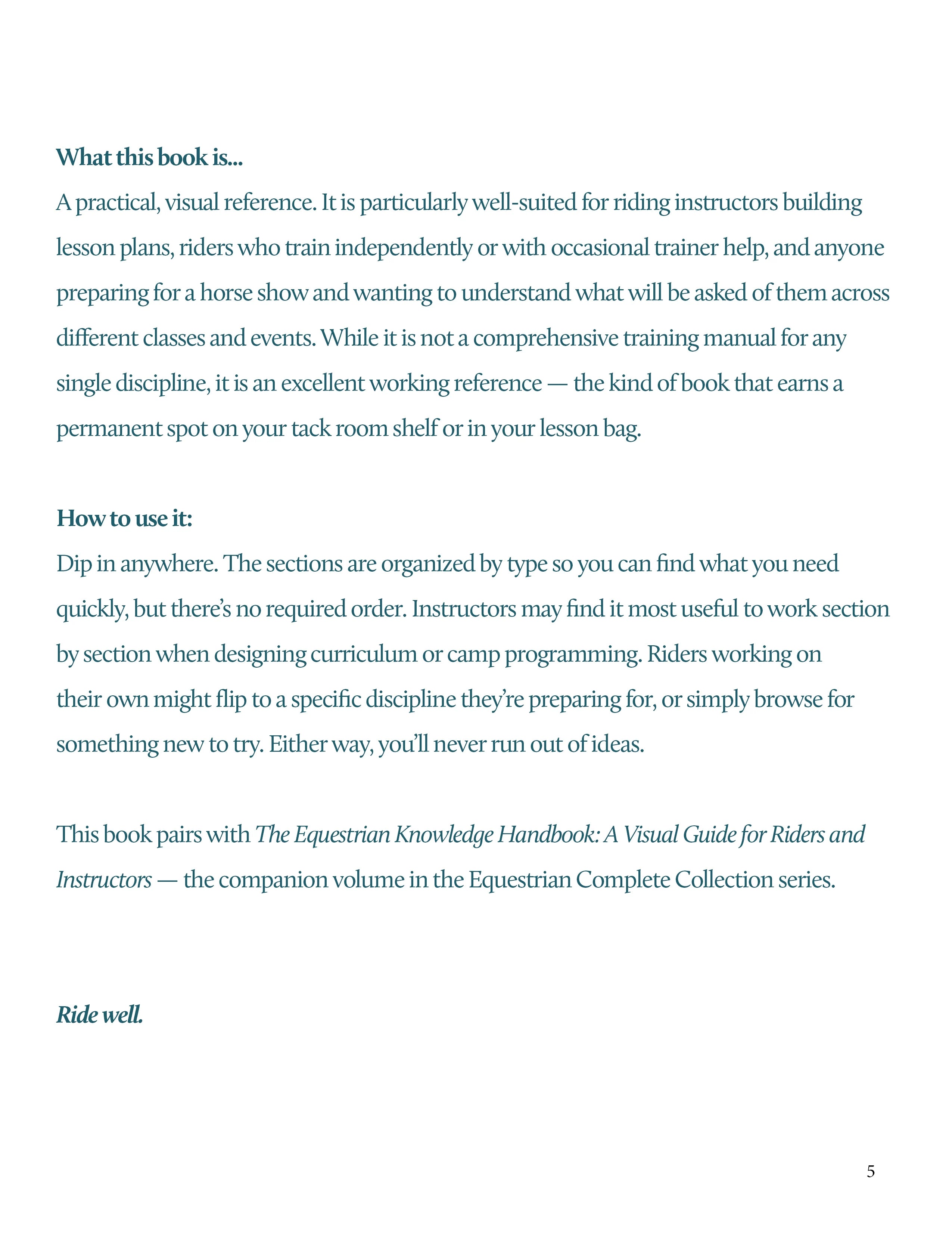 195 Arena Exercises Across Every Discipline  - PREORDER (Ships in ~2 weeks)