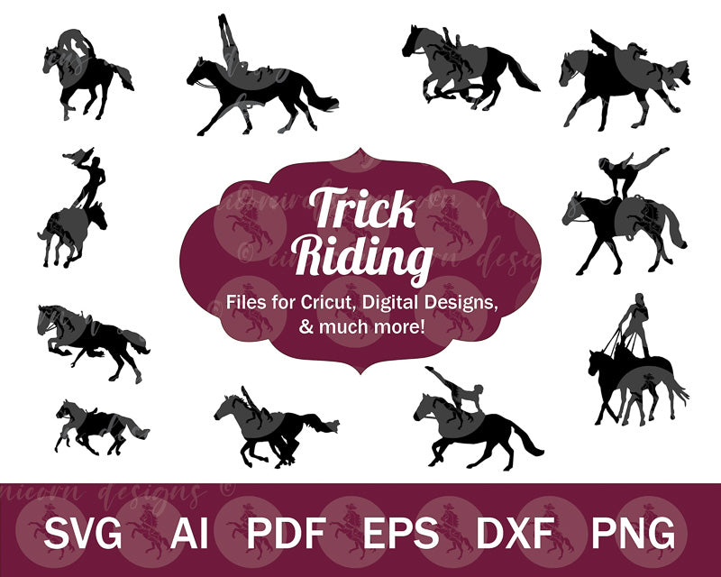 10 Trick Riding SVG/Vector Bundle