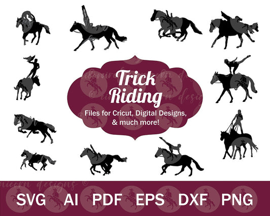 10 Trick Riding SVG/Vector Bundle