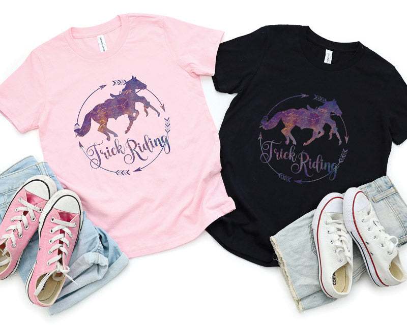 KIDS Trick Riding Horse Shirt