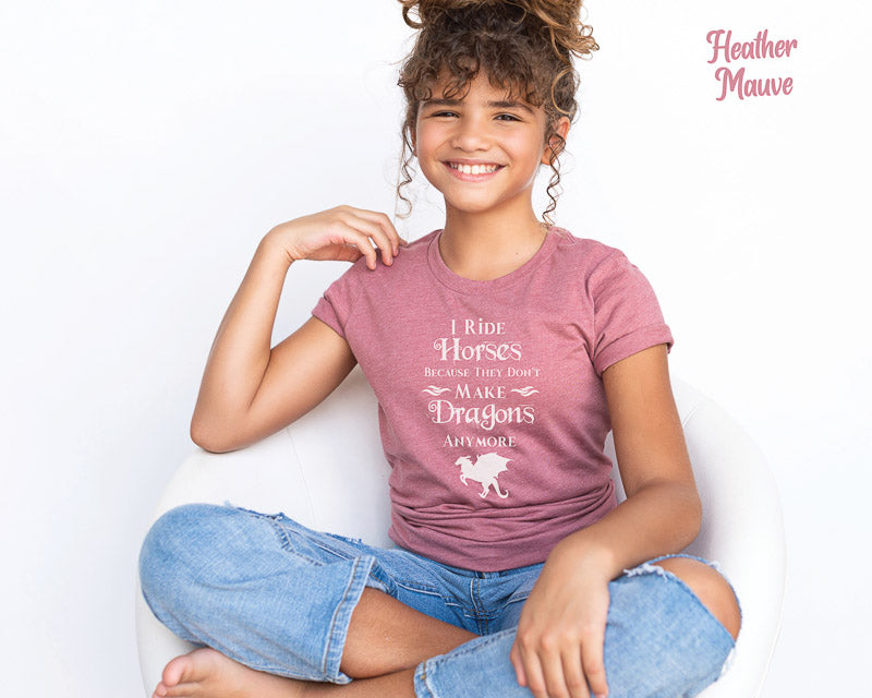 KIDS Dragon Horse Shirt | Youth Dragon Rider Shirt